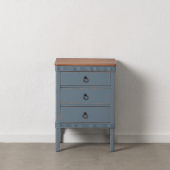 Modrý nočný stolík Shabby – Ixia - Image 5