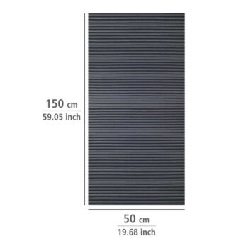 Čierna protišmyková podložka do zásuvky Wenko Anti Slip, 150 x 50 cm – Obrázok 6