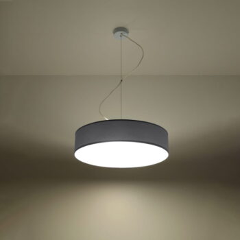 Sivé závesné svietidlo ø 45 cm Atis – Nice Lamps – Obrázok 5