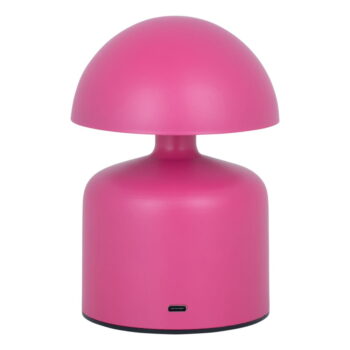 Ružová stolová lampa s kovovým tienidlom (výška 15 cm) Impetu – Leitmotiv - Image 3