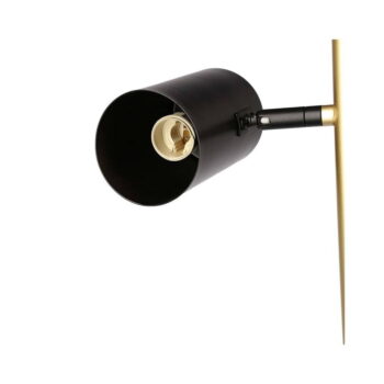 Čierna/v zlatej farbe stojaca lampa (výška 164 cm) Perret - Candellux Lighting - Image 3