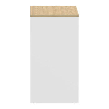 Biely barový stôl s doskou v dubovom dekore 120x50 cm Baco - TemaHome - Image 4