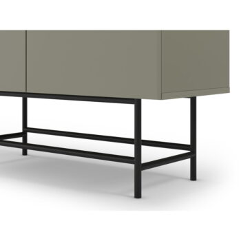 Zelenosivá skrinka 100x128 cm Eldia – Marckeric - Image 7