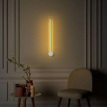 Biele LED nástenné svietidlo ø 7 cm Sword – Opviq lights - Image 7