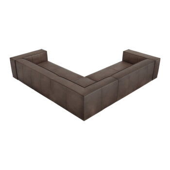 Hnedá kožená rohová pohovka (variabilná) Madame - Windsor & Co Sofas - Image 3