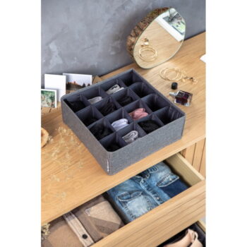 Sivý organizér do zásuvky s 16 priehradkami Bigso Box of Sweden Drawer - Image 3
