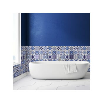 Sada 24 nástenných samolepiek Ambiance Decals Tiles Eusebio, 10 × 10 cm - Image 4