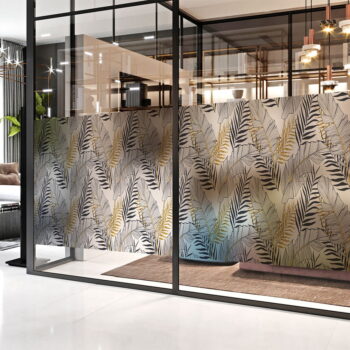 Samolepka na okno 200x40 cm Classy Palm Leaves - Ambiance - Image 7