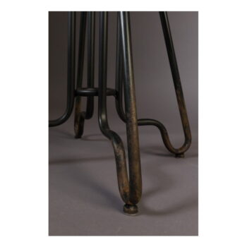 Čierna kovová vysoká stolička Dutchbone Ovid, výška 88 cm - Image 8