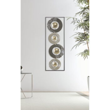 Nástenná kovová dekorácia Mauro Ferretti Ring, 31 × 89,5 cm - Image 4
