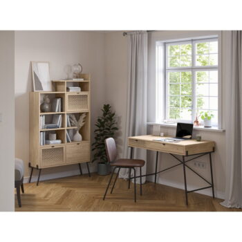 Pracovný stôl v dekore duba 60x110 cm Ecrin – Marckeric - Image 10