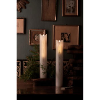Adventná LED sviečka Sirius Sara Gold Dots, 29 cm - Image 4