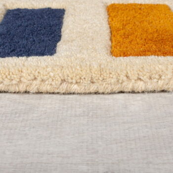 Ručne tkaný vlnený behúň 60x230 cm Retro Blocks – Flair Rugs - Image 5