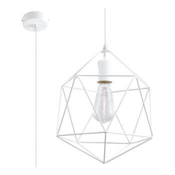 Biele stropné svietidlo Nice Lamps Donato – Obrázok 4