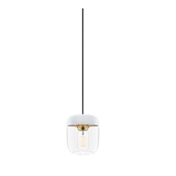 Biele tienidlo s objímkou zlatej farby UMAGE Acorn, ⌀ 14 cm - Image 3