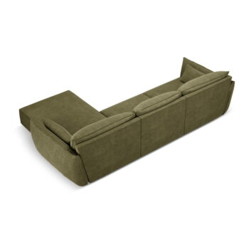 Zelená rohová pohovka (pravý roh) Vanda - Mazzini Sofas - Image 3