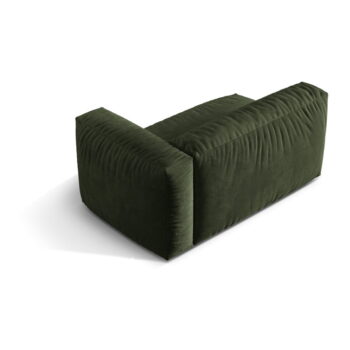 Zelený modul pohovky z textílie bouclé (pravý roh) Martina – Micadoni Home – Obrázok 3