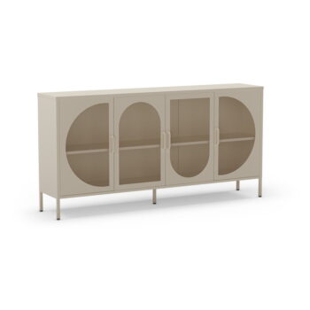 Krémová komoda 160x90 cm Tayra – Marckeric - Image 2