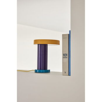 Fialová LED stmievateľná stolová lampa (výška 25 cm) Magic – Hübsch - Image 2
