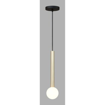 Závesné svietidlo v zlatej farbe so skleneným tienidlom ø 15 cm Candle – Squid Lighting - Image 2