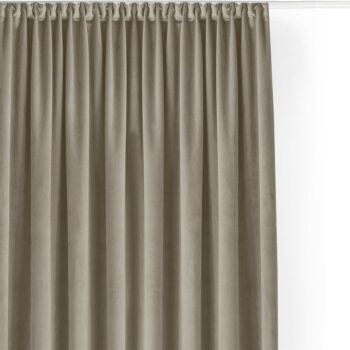 Béžový zamatový dimout záves 140x270 cm Velto – Filumi - Image 7