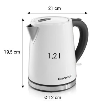 Biela rýchlovarná kanvica 1.2 l GrandChef – Tescoma - Image 3