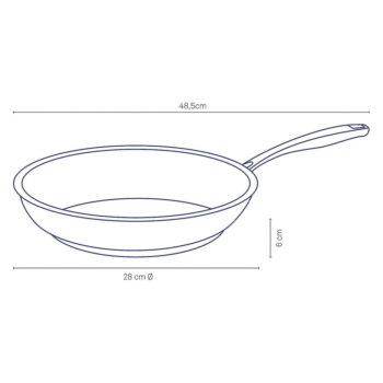 Antikoro panvica na vyprážanie Kela Flavoria, ø 28 cm - Image 5