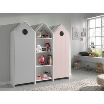 Otvorená detská šatníková skriňa 173x171,5 cm CASAMI – Vipack – Obrázok 7
