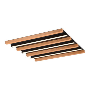 LED stmievateľné stropné svietidlo v čierno-prírodnej farbe 6x46 cm Fontana – Trio - Image 2