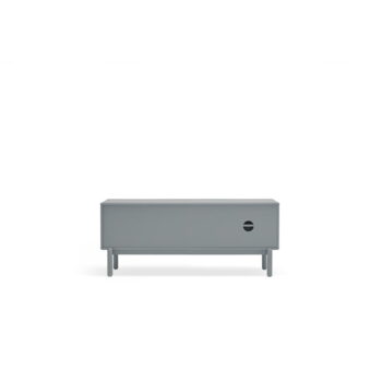 Modrý/sivý TV stolík 140x56 cm Corvo – Teulat - Image 5