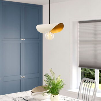 Závesné svietidlo v bielo-zlatej farbe Sivani – Opviq lights - Image 3