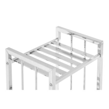 Kúpeľňový regál v striebornej farbe 33x73 cm – Premier Housewares - Image 4
