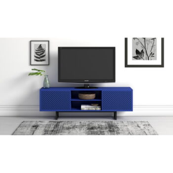 Modrý TV stolík Woodman Camden Diamond - Image 2