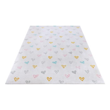 Biely detský koberec 120x170 cm Hearts – Hanse Home – Obrázok 6