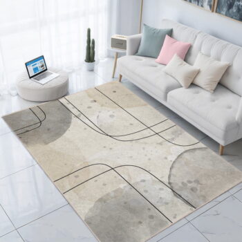 Sivo-krémový prateľný behúň 80x200 cm Simple Lines – Mila Home – Obrázok 11