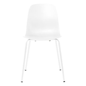 Biela plastová jedálenská stolička Whitby – Unique Furniture – Obrázok 2