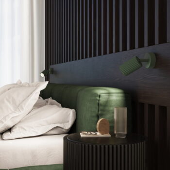 Zelené nástenné svietidlo Gleam – Nice Lamps - Image 5