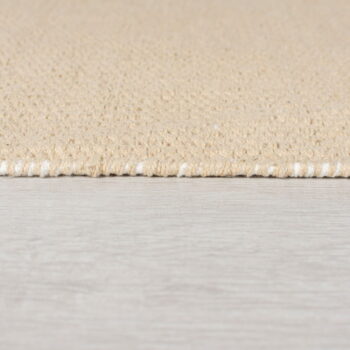 Krémový bavlnený detský koberec 100x150 cm Pom Edge Reversible – Flair Rugs - Image 5