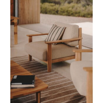 Obliečka na záhradný vankúš 45x45 cm Baster – Kave Home – Obrázok 4