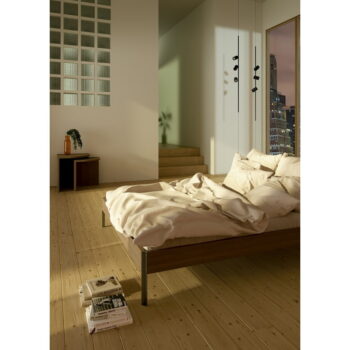 Dvojlôžková posteľ z borovicového dreva s roštom v prírodnej farbe 180x200 cm Core – Karup Design - Image 4