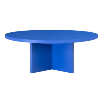 Modrý okrúhly konferenčný stolík ø 100 cm Pausa – Really Nice Things – Obrázok 8