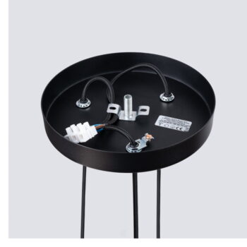 Čierne závesné svietidlo ø 19,5 cm Bliss – Nice Lamps – Obrázok 3