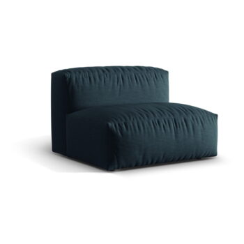 Tmavomodrý modul pohovky (stredový diel) Martina – Micadoni Home - Image 2