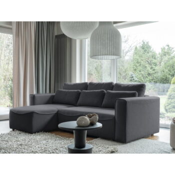 Tmavosivá rozkladacia rohová pohovka (variabilná) Homely Tommy – Miuform - Image 10