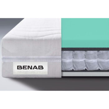 Tvrdý/stredne tvrdý pružinový obojstranný matrac 120x200 cm Standard Pocket – BENAB – Obrázok 3