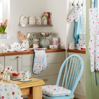 Utierky, zástera a chňapka v súprave 5 ks Spotty Dotty – Cooksmart ® - Image 4