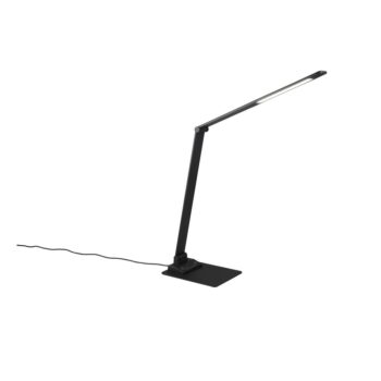 Čierna LED stmievateľná stolová lampa (výška 72 cm) Travis – Trio - Image 4