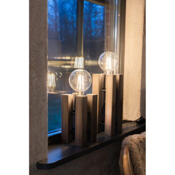 Hnedá stolová lampa (výška  36 cm) Lodge – Markslöjd - Image 2