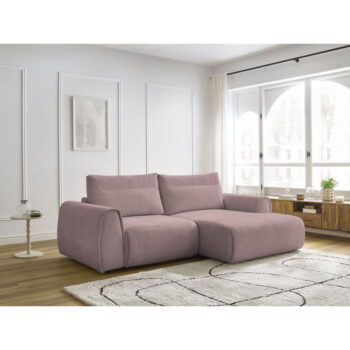 Svetloružová rohová pohovka Aden – Bobochic Paris - Image 11