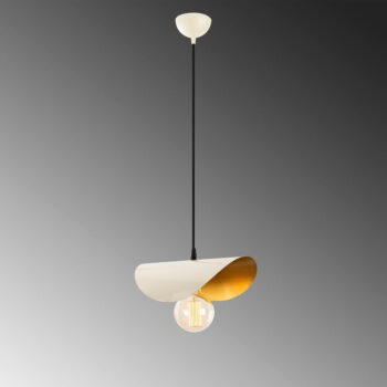 Závesné svietidlo v bielo-zlatej farbe Sivani – Opviq lights - Image 4
